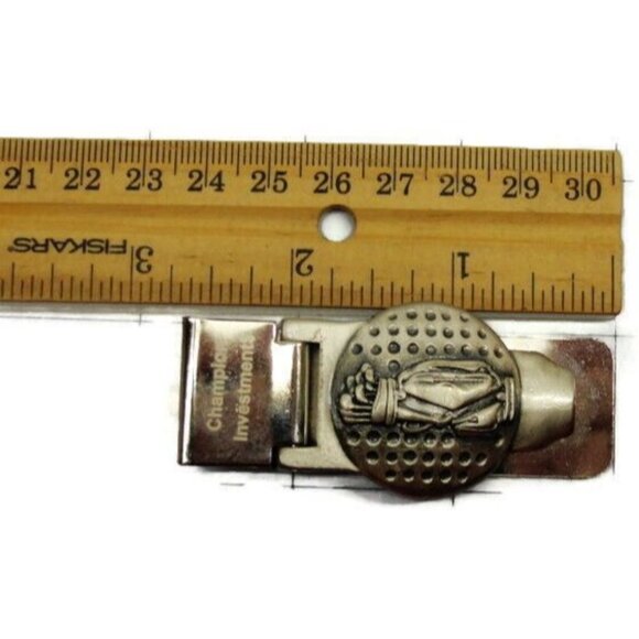 Golf Money Clip Stainless Steel Credit Card Cash ID Holder Champion Investments - Picture 2 of 6